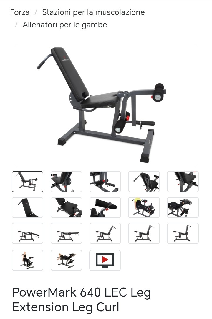 Leg extension leg curl combined - foto 5