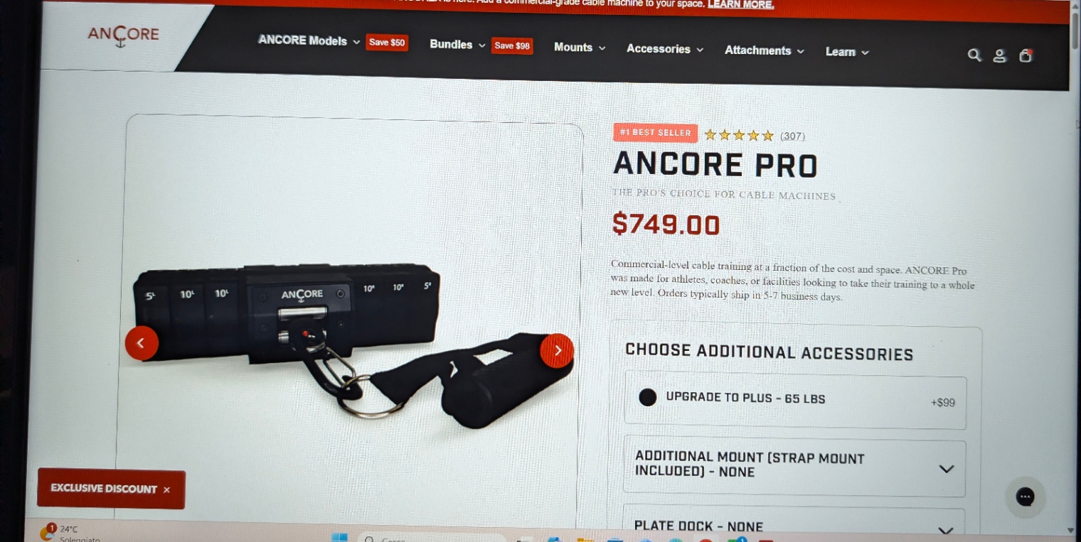 Trasforma la tua Palestra con ANCORE PRO - Macchina Cavi Salvaspazio
