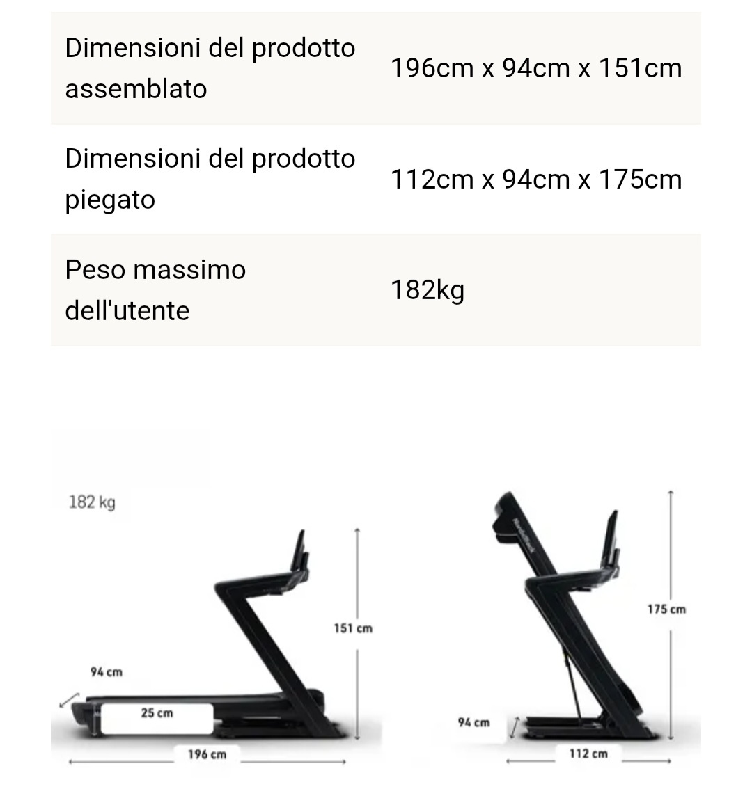 tapis roulant NordicTrack Commercial 1750 - foto 5